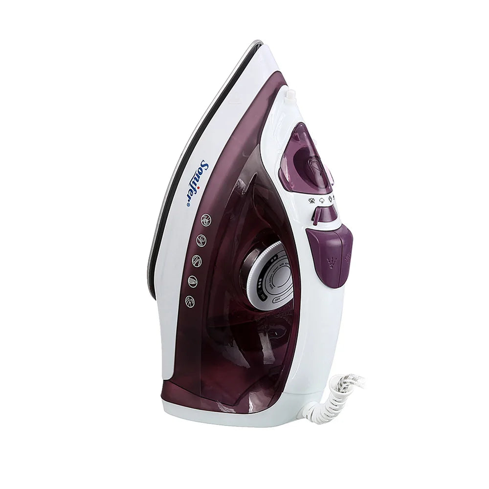 Electric Iron Portable Mini Garment Steamer Steam Iron for Clothing Iron Adjustable Ceramic Soleplate Iron for Ironing